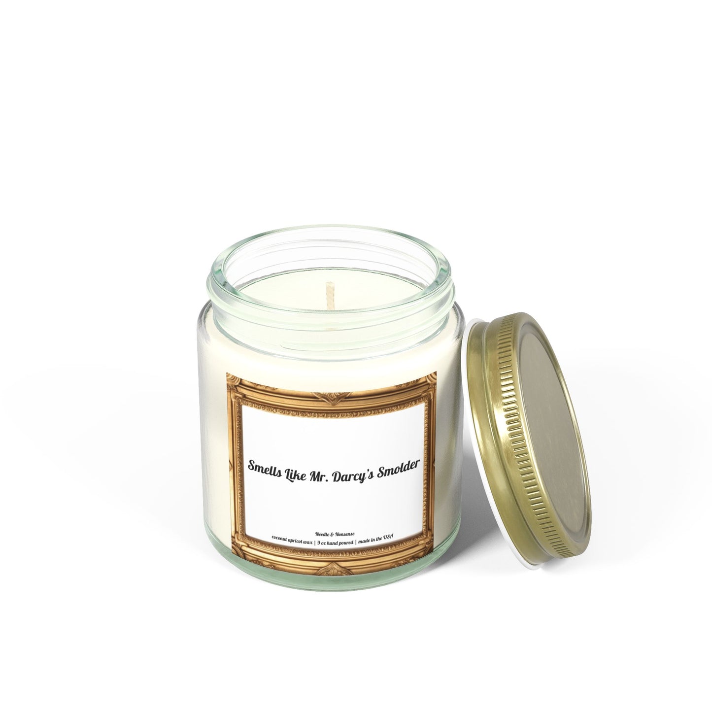 Smells Like Mr. Darcy's Smolder - Eco-Friendly Luxury Coconut Apricot Wax Scented Candles