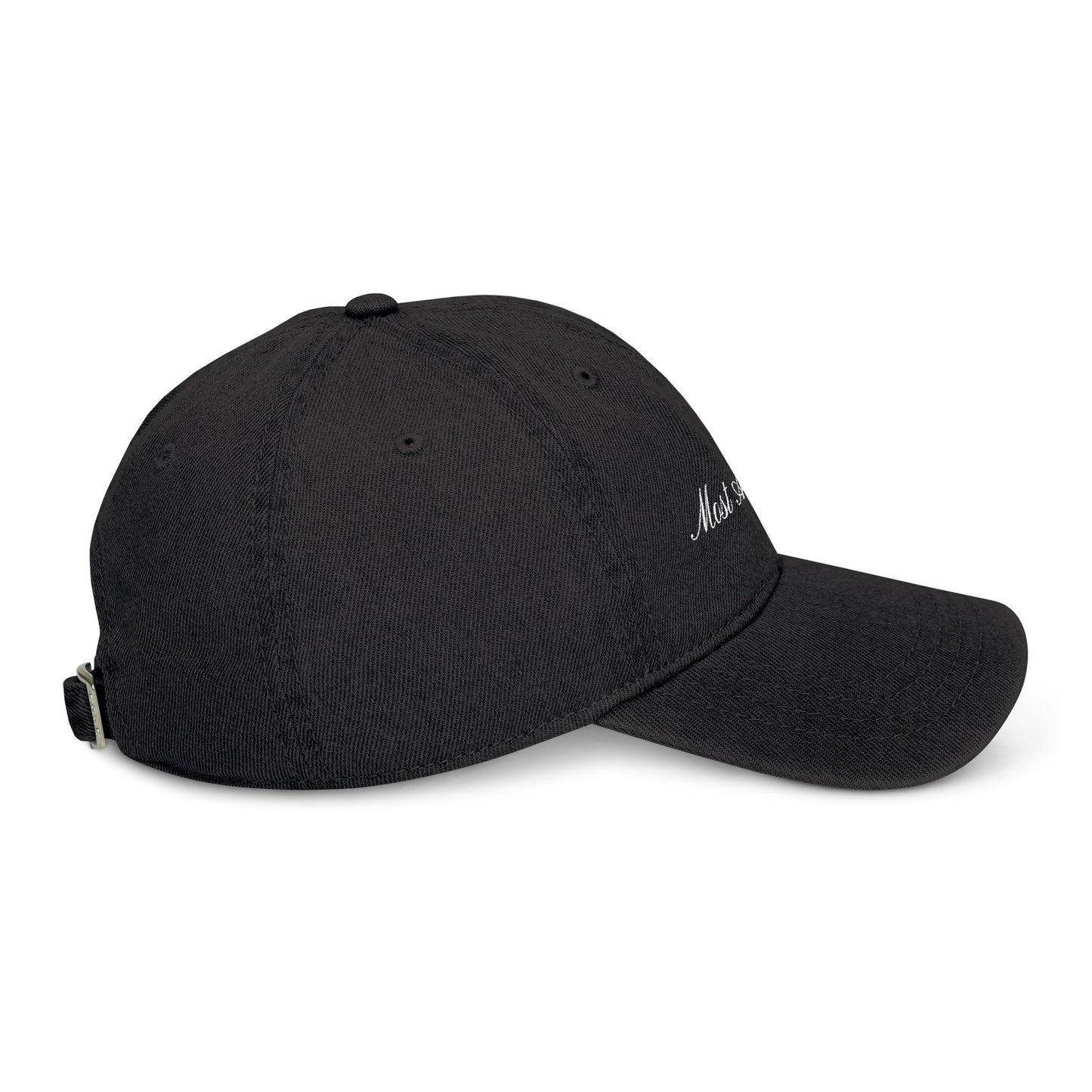 Most Ardently Embroidered Hat - Pride and Prejudice Denim Cap for Jane Austen Fans