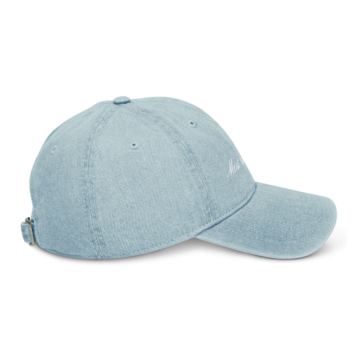 Most Ardently Embroidered Hat - Pride and Prejudice Denim Cap for Jane Austen Fans