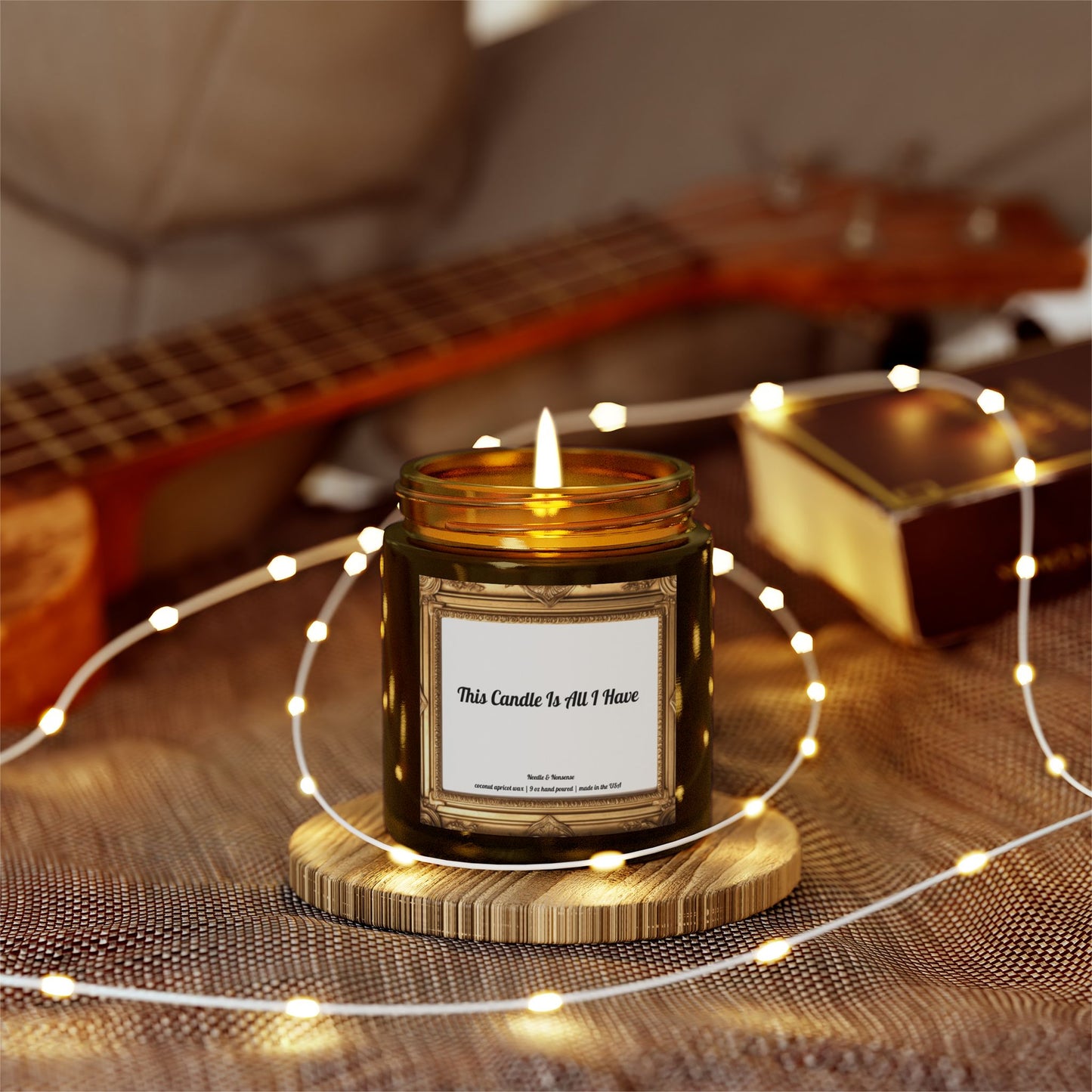 This Candle Is All I Have - Eco-Friendly Luxury Coconut Apricot Wax Scented Candles
