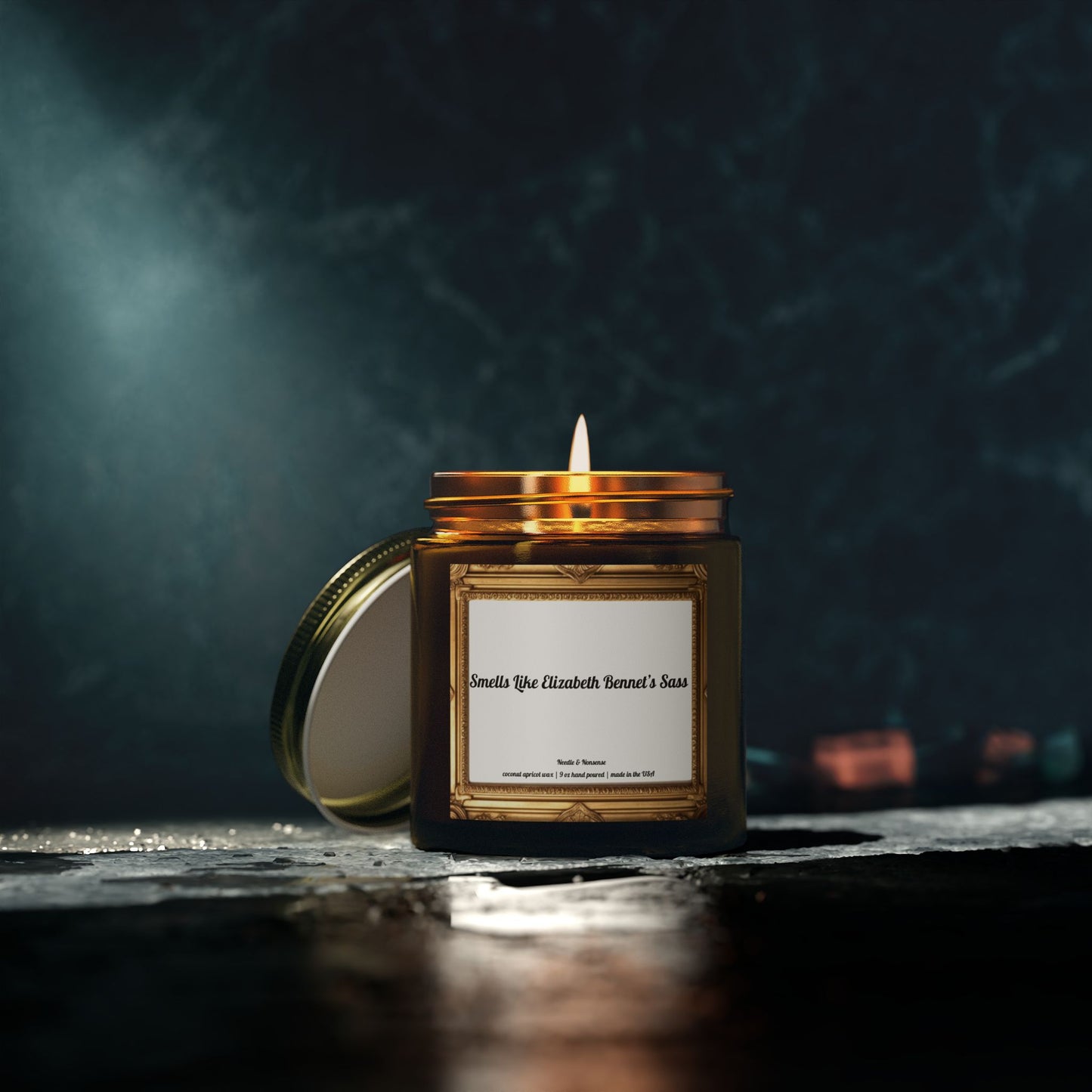 Smells Like Elizabeth Bennet's Sass - Eco-Friendly Luxury Coconut Apricot Wax Scented Candles