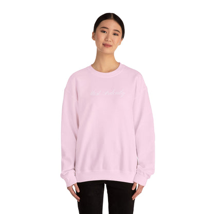"Most Ardently" Embroidered Sweatshirt - Pride and Prejudice Crewneck for Book Lovers
