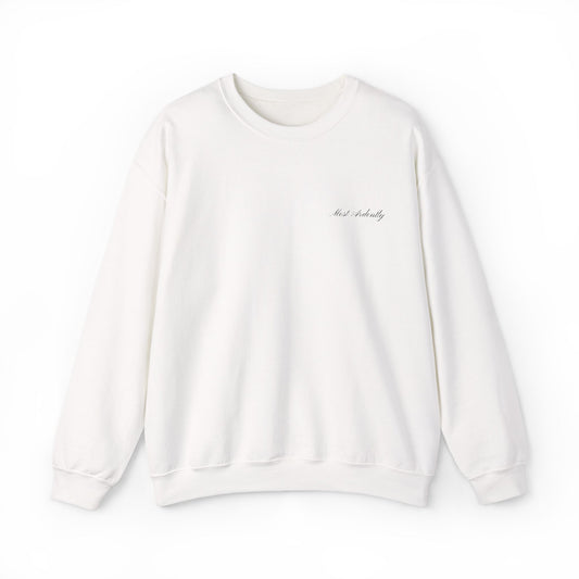 Most Ardently Embroidered White Sweatshirt - Pride and Prejudice Crewneck for Book Lovers - Bookish Gift