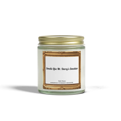 Smells Like Mr. Darcy's Smolder  - Eco-Friendly Luxury Coconut Apricot Wax Scented Candles