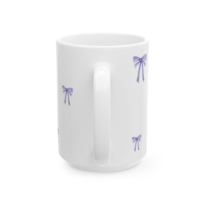 Most Ardently" Pink Bow Mug – Literary Coffee Lover Gift | Pride and Prejudice Inspired Coquette