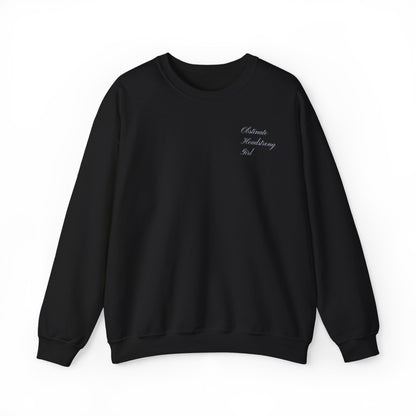 Obstinate Headstrong Girl Embroidered Sweatshirt - Pride and Prejudice Crewneck for Book Lovers