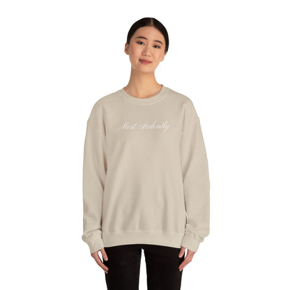 "Most Ardently" Embroidered Sweatshirt - Pride and Prejudice Crewneck for Book Lovers