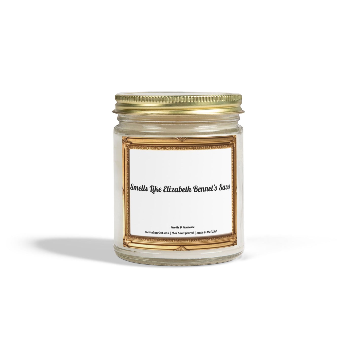 Smells Like Elizabeth Bennet's Sass - Eco-Friendly Luxury Coconut Apricot Wax Scented Candles