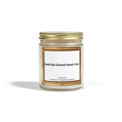 Smells Like Elizabeth Bennet's Sass - Eco-Friendly Luxury Coconut Apricot Wax Scented Candles